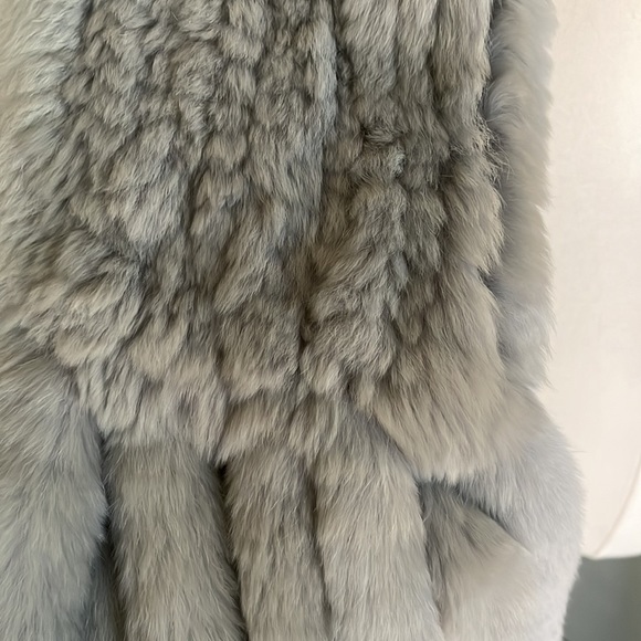 Tory Burch Rabbit Fur Fringe Scarf - Picture 4 of 16
